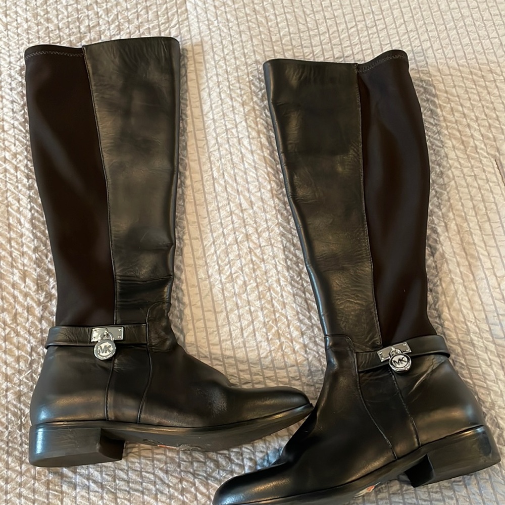 Michael Kors 5.5 black tall boots women
